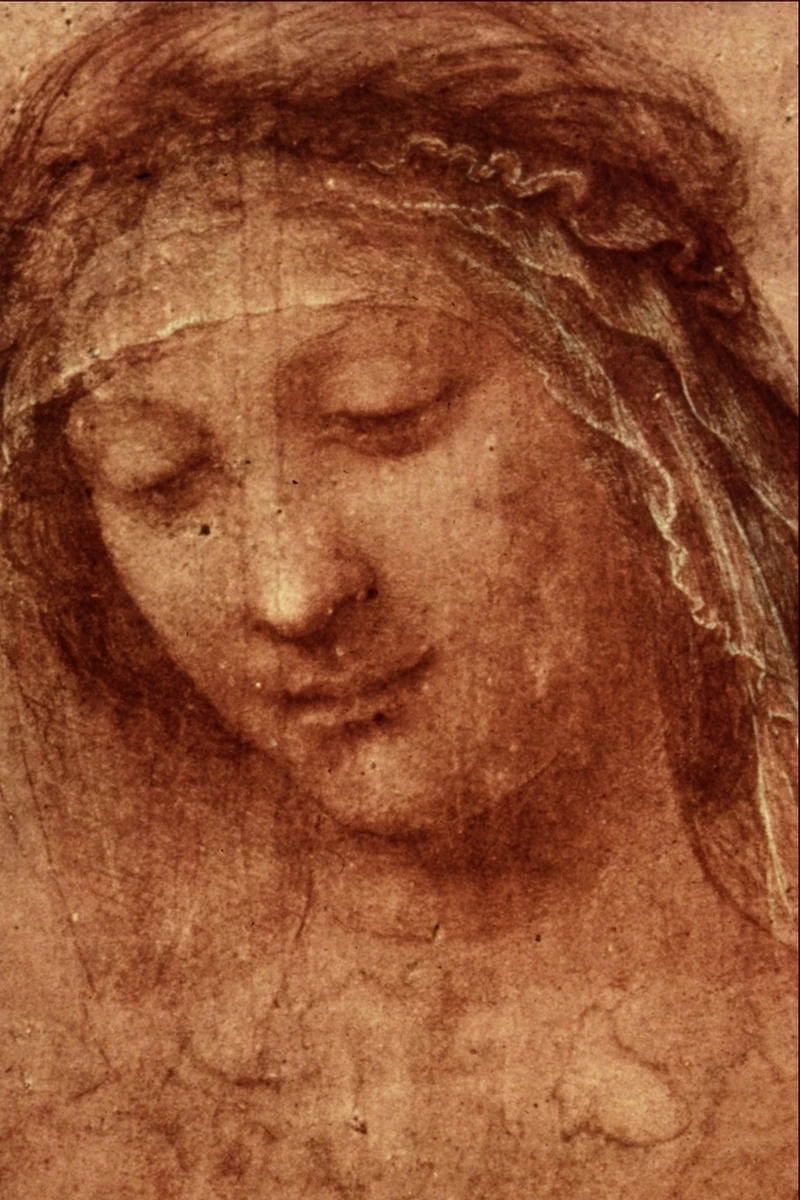 141-Studio di una testa di donna